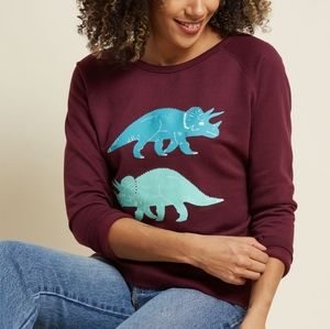 Modcloth Triceratops Again Sweater